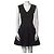 Alaïa Abito skater in maglia bianco e nero Alaia - vista 9