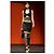Prada Frühling 2014 Rippstrickrock mit Streifendetails - Ansicht 2