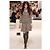 Saia godê de malha de papel/algodão/seda da Chanel Resort 2015 Bege - vista 2