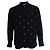 Autre Marque Saint Laurent, Camicia in seta floreale con ricami 2018 Nero D'oro