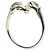 Pulsera Galop Doble Hermès Plata 1985s Pulsera de Plata Esterlina Hermes