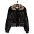 Yves Saint Laurent Rive Gauche von Tom Ford 2000er Pelz-Leder Bomberjacke