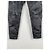 Gucci von Tom Ford SS00 bestickte Leder-Bikerhosen - Ansicht 6