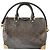 Louis Vuitton Speedy Trunk 25 Monogram Saga Leder Handtasche Dunkelbraun