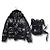Louis Vuitton Doudoune 2054 with Integrated Backpack Lacquered Nylon Black Size 48 - view 19