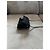 Chanel Bolsa de ombro em tecido acolchoado preto - vista 11