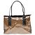 Céline Tote Celine Fold Over in vinile Marrone