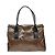 Céline Tote Celine Fold Over in vinile Marrone - vista 2