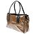 Céline Tote Celine Fold Over in vinile Marrone - vista 3