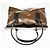 Céline Tote Celine Fold Over in vinile Marrone - vista 7