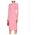 Vestido sheath Veronica Beard rosa con mangas abullonadas - vista 4