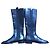 Botas altas Chanel en cuero negro
