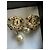 Orecchini Chanel CC Logo con Goccia di Perla D'oro - vista 2