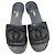 Chanel Ciabatte in pelle con decorazioni CC Nero