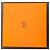 Hermès Cocotte de soie Seidentuch - Orange Origami Braun Weiß Metallisch - Ansicht 2