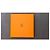 Hermès Cocotte de soie Seidentuch - Orange Origami Braun Weiß Metallisch - Ansicht 3