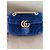 Gucci Petit sac à bandoulière Marmont en velours bleu royal - vue 2