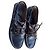 Prada Schwarze Leder-Bootsschuhe - Ansicht 2