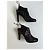 Botines de cuero plisado Gucci Marrón oscuro - vista 2
