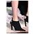 Botines de cuero plisado Gucci Marrón oscuro - vista 8