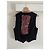 John Galliano Gilet a righe nere ornato da ricami e pizzo rosso Nero Multicolore D'oro - vista 2