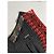 John Galliano Gilet a righe nere ornato da ricami e pizzo rosso Nero Multicolore D'oro - vista 4