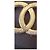 Broche Logo CC Chanel Negro Gold hardware - vista 7