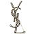 Spilla Yves Saint Laurent Cassandre effetto coccodrillo Silver hardware