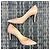 Décolleté in pelle con punta a spillo Jimmy Choo Beige - vista 5