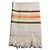 Toalla de Playa Burberry de Algodón a Rayas Castaño Rosa Blanco Naranja Amarillo