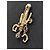 Spilla Christian Dior x Cactus Jack con Cristalli D'oro - vista 6
