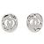 Orecchini a clip Chanel con strass Argento