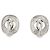 Orecchini a clip Chanel con strass Argento - vista 3