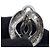 Orecchini a clip Chanel con strass Argento - vista 5
