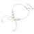 Collana di perle finte Chanel Argento Bianco