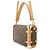 Bolso Louis Vuitton Monogram Side Trunk MM Castaño Monograma - vista 2