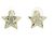 Chanel Clip-Ohrringe Gold und Transparent Golden