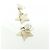 Chanel Clip-Ohrringe Gold und Transparent Golden - Ansicht 3