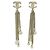 Pendientes de botón Chanel AB0672 White Blanco