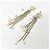 Pendientes de botón Chanel AB0672 White Blanco - vista 3