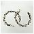 Pendientes de botón Chanel AB2674 Negro Blanco - vista 3