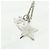 Collana Chanel ABI070 Argento e Bianco - vista 3