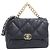 Chanel 19 Schultertasche Schwarz