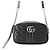 Borsa a tracolla con catena Gucci GG Marmont Matelassé Small Nero