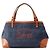 Borsa Tote Gucci in marrone e blu navy