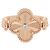 Anello reversibile Alhambra Van Cleef & Arpels Marrone D'oro