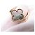 Anello reversibile Alhambra Van Cleef & Arpels Marrone D'oro - vista 7