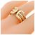 Anello Cartier 2C Band in oro 18K - vista 4