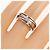 Bague Omega Diamant en Or Blanc 18K - vue 4