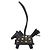 Hermès Hermes Rodeo Robeo Lock PM Handbag Charm Nero